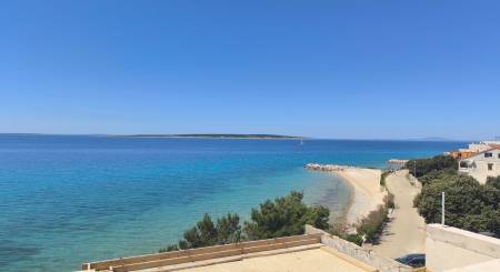 CROATIA - Apartments in the 1st row (4i) - MANDRE, island PAG CROATIA - Apartments in the 1st row (4i) - MANDRE, island PAG